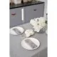 Скатертина Прованс святкова Перлина Silver 132х120 см (037590)