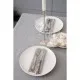 Скатертина Прованс святкова Перлина Silver 132х120 см (037590)