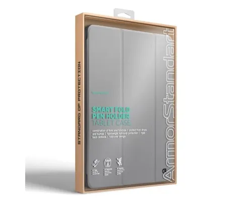 Чохол до планшета Armorstandart Smart Fold Pen Apple iPad Pro 11 (2024) Light Grey (ARM78132)