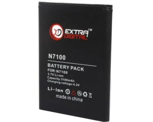Акумуляторна батарея Extradigital Samsung GT-N7100 Galaxy Note 2 (3100 mAh) (BMS6317)