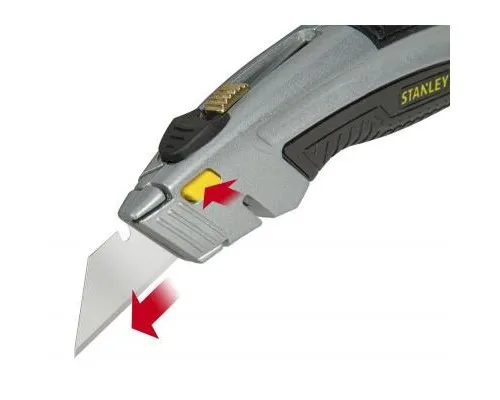 Нож монтажный Stanley DynaGrip для отделочных работ, L=180мм. (0-10-788)