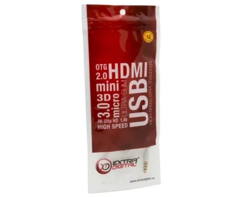 Дата кабель USB Charge&Sync для iPod Shuffle, 0.15m White Extradigital (KBA1651)