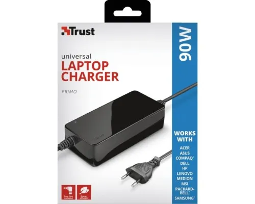 Блок живлення до ноутбуку Trust Primo 90W-19V Universal Laptop (22142_TRUST)