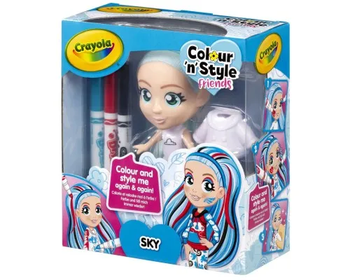 Набор для творчества Crayola Colour n Style Стильные девушки Скай (918938.005)