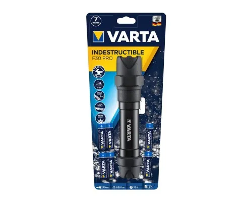 Фонарь Varta Indestructible F30 Pro LED 6хАА (18714101421)