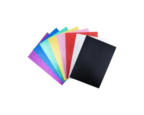 Цветной картон Kite А4, с глиттером 8 листов/8 цветов (K22-422)