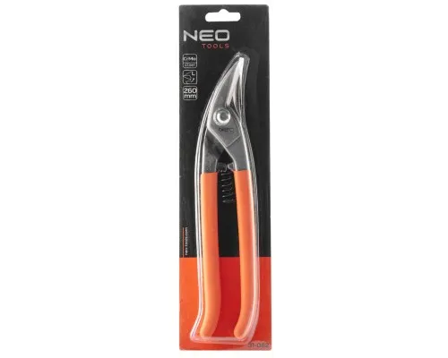Ножиці по металу Neo Tools 260 мм, ліві, CrMo (31-082)