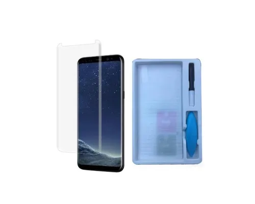 Скло захисне PowerPlant Samsung Galaxy Note 8 liquid glue + UF-lamp (GL604654)