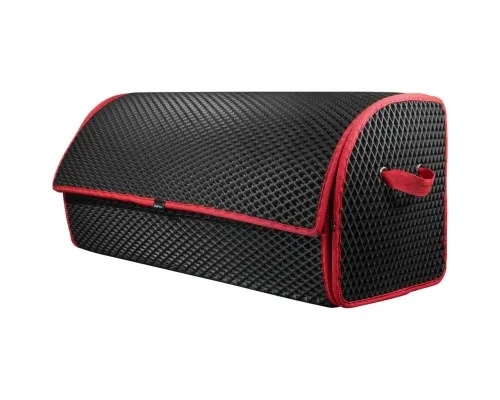 Сумка-органайзер EVAtech L-PRO 32x75x30 см. Ромб чорний з червоним кантом (BS13641OL3RBR)