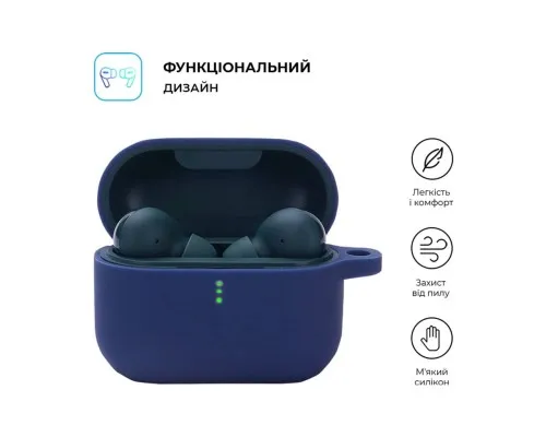 Чохол для навушників Armorstandart Silicone Case для Xiaomi QCY T10 / T10 Pro Midnight Blue (ARM68426)