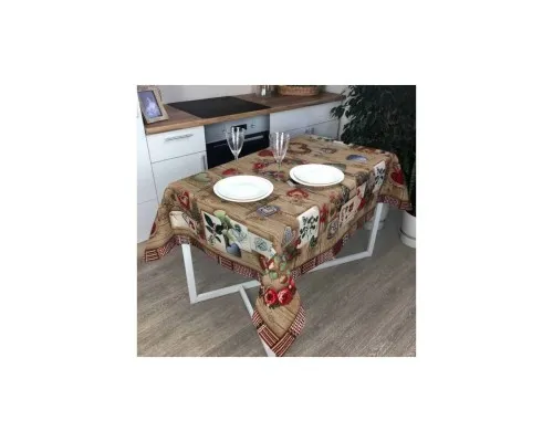 Скатертина Прованс Wooden 140х134 см (4823093435971)