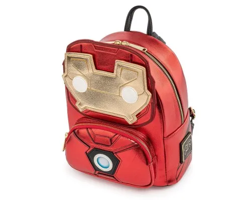 Рюкзак шкільний Loungefly POP Marvel - Iron Man Light-Up Mini Backpack (MVBK0161)