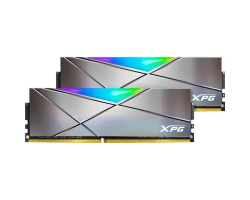 Модуль пам'яті для комп'ютера DDR4 32GB (2x16GB) 3600 MHz XPG Spectrix D50 RGB Tungsten ADATA (AX4U360016G18I-DT50)