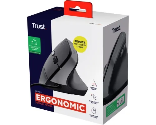 Мышка Trust Bayo II Ergonomic USB Black (25144)