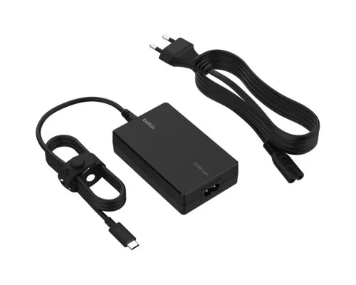 Зарядний пристрій Belkin USB-С 100W GAN PD PPS + cable USB-C 2m (INC016VFBK)
