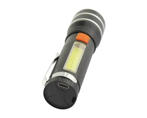 Ліхтар Quantum Helper 10W LED zoom +COB з USB (QM-FL1032)