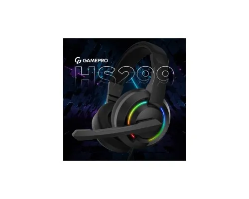 Навушники GamePro HS299 RGB Black (HS299)