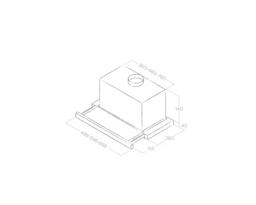 Вытяжка кухонная Elica TT14 LUX WH/A/60