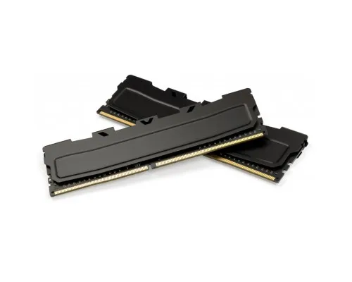 Модуль памяті для компютера DDR4 16GB (2x8GB) 3200 MHz Kudos Black eXceleram (EKBLACK4163216AD)