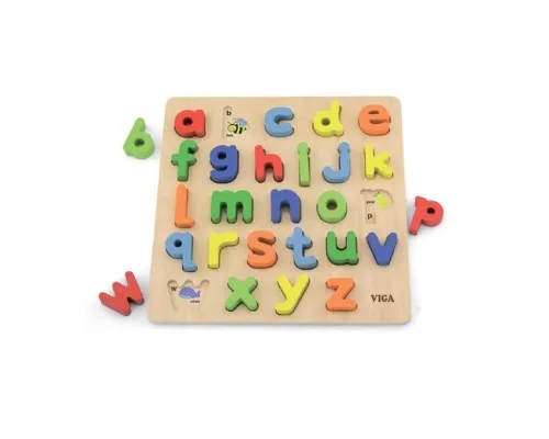 Развивающая игрушка Viga Toys Пазл Строчная буква алфавита (50125)