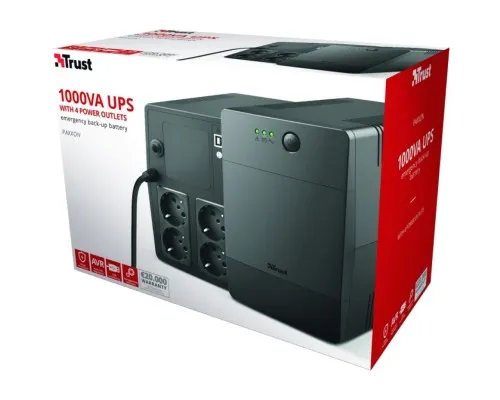 Пристрій безперебійного живлення Trust Paxxon 1000VA UPS 4 Outlets (23504_TRUST)