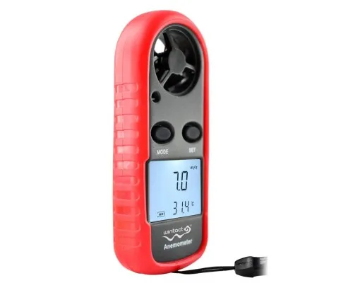 Анемометр Wintact цифровий 0,1-30м/с, -10-45°C (WT816)