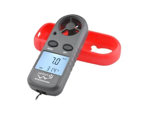 Анемометр Wintact цифровий 0,1-30м/с, -10-45°C (WT816)