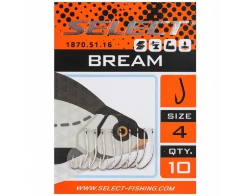 Гачок Select Bream 10 (10 шт/уп) (1870.51.13)