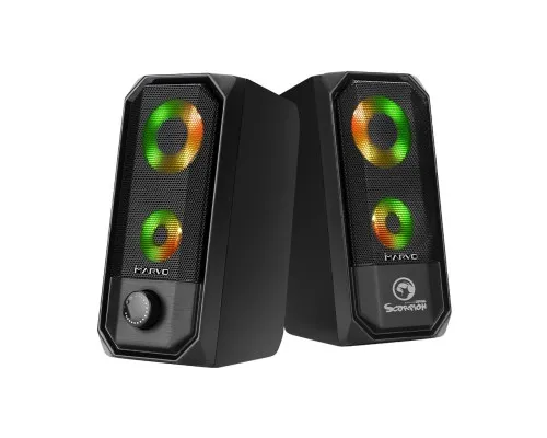 Акустична система Marvo SG-265 Multi-LED USB Black