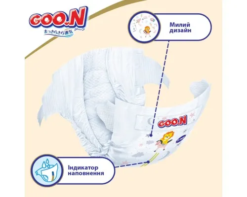 Підгузки GOO.N Premium Soft Newborn до 5 кг розмір SS на липучках 72 шт (863222)