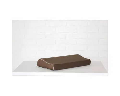 Подушка MirSon ортопедична 6120 Delicate satin Cacao Kiddy Boy 50х29х5/8 (2200003262742)