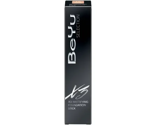 Коректор для обличчя BeYu X3 Mattifying Foundation Stick 14 - Warm Sand (4033651020659)