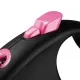 Повідок для собак Flexi Black Design S трос 5 м (рожевий) (4000498033319)