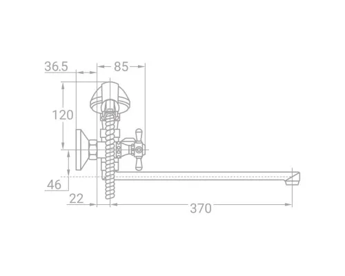 Смеситель TAU VD-2C261C