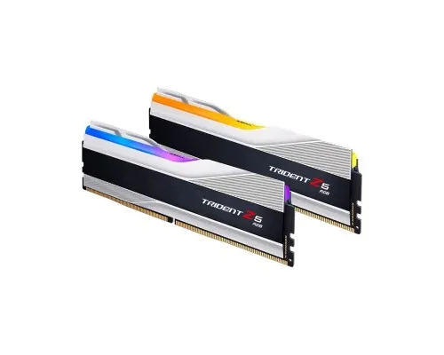 Модуль памяті для компютера DDR5 32GB (2x16GB) 6800 Trident Z5 RGB Silver G.Skill (F5-6800J3445G16GX2-TZ5RS)