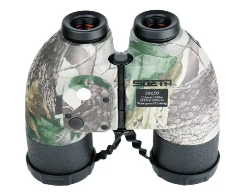 Бінокль Sigeta General 10x50 Camo Floating/Compass/Reticle (65860)