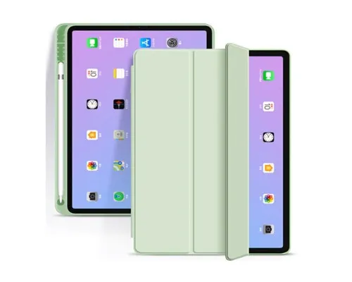 Чохол до планшета BeCover Tri Fold Soft TPU mount Apple Pencil Apple iPad 10.2 2019/2020/2021 Light Green (708458)