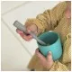 Набір дитячого посуду MinikOiOi Scooper - Powder Grey ложка силіконова (101140004)