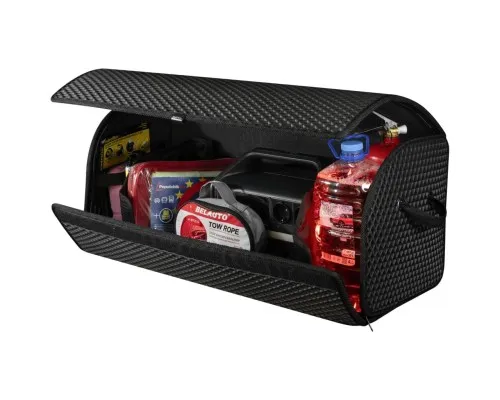 Сумка-органайзер EVAtech L-PRO 32x75x30 см. Ромб чорний з чорним кантом (BS13641OL3RBB)