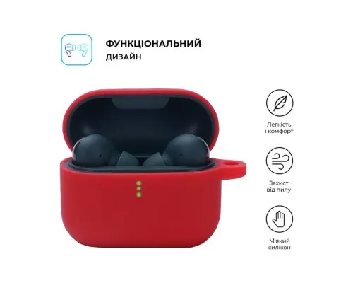 Чохол для навушників Armorstandart Silicone Case для Xiaomi QCY T10 / T10 Pro Red (ARM68427)