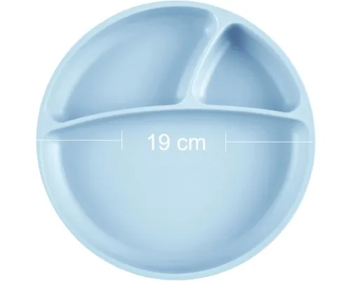 Тарілка дитяча MinikOiOi Portions секційна Mineral Blue (101050003)