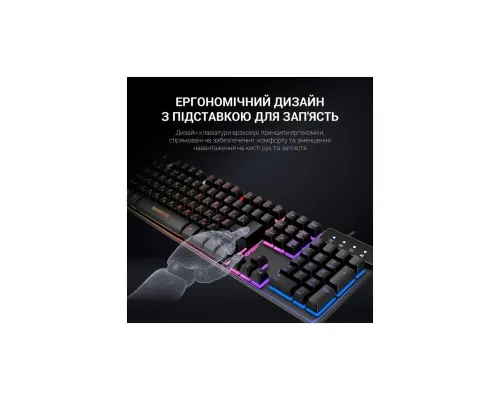 Клавиатура GamePro GK576 Nitro+ USB Black (GK576)