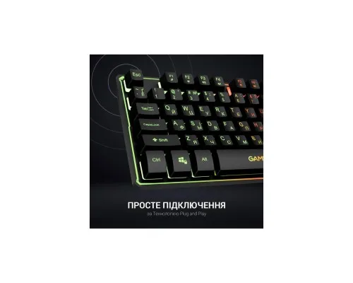 Клавиатура GamePro GK576 Nitro+ USB Black (GK576)