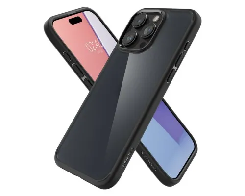 Чохол до мобільного телефона Spigen iPhone 15 Pro Max Ultra Hybrid Frost Black (ACS06568)