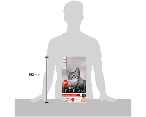 Сухий корм для кішок Purina Pro Plan Original Adult 1+ з лососем 1.5 кг (7613036508193)