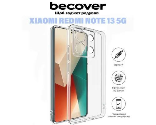 Чохол до мобільного телефона BeCover Xiaomi Redmi Note 13 5G Transparancy (710912)