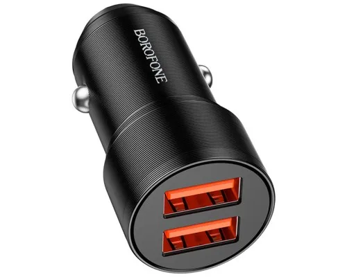 Зарядное устройство BOROFONE BZ19 2 x USB Black (BZ19MB)