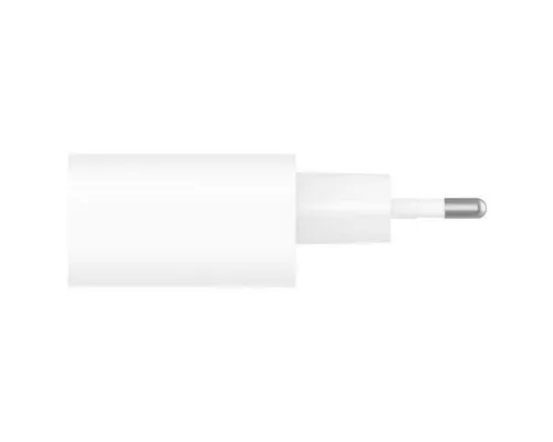 Зарядний пристрій Belkin USB-С 25W PD PPS + cable USB-C-Lightning 1m (WCA004VF1MWH-B5)