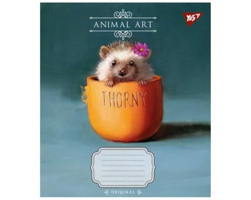 Зошит Yes Animal art 24 аркушів клітинка (767010)