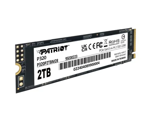 Накопитель SSD M.2 2280 2TB Patriot (P320P2TBM28)